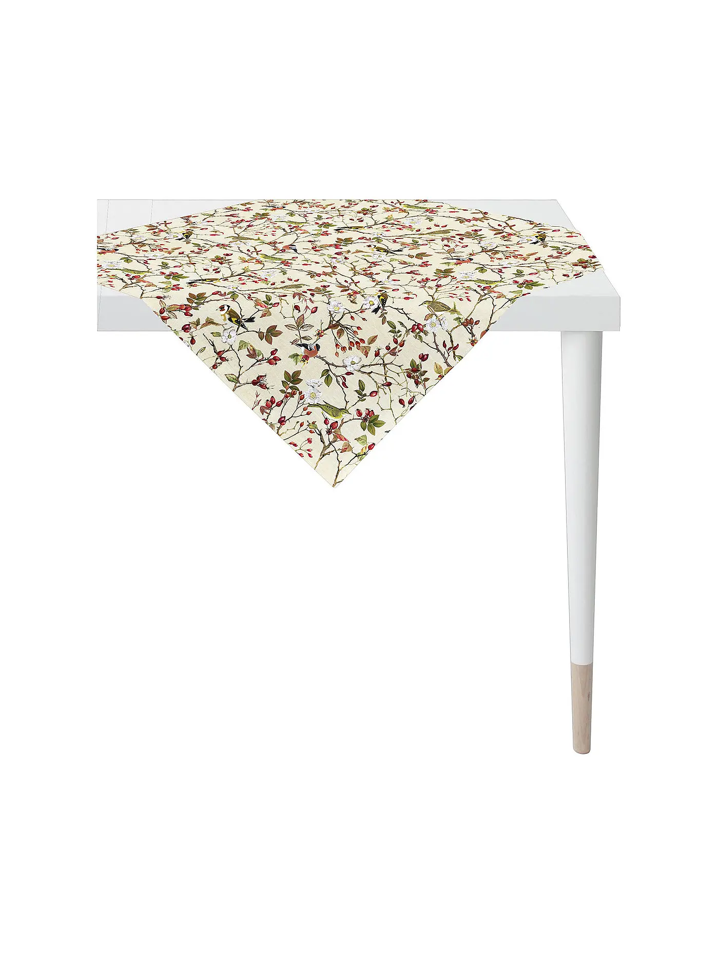 APELT | Mitteldecke HERBSTZEIT 88x88cm Creme | 